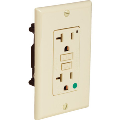 20 Amp Hospital Grade GFCI Receptacle - White