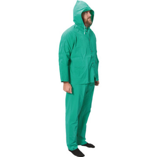 WestChester Heavy Duty Green Rain Suit Large WestChester Heavy Duty Green Rain Suit Large