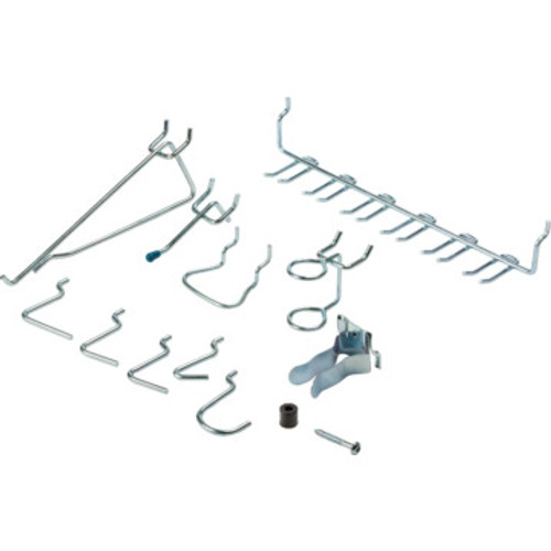 47-Piece Assorted 1/4" And 1/8" Peg Hooks
