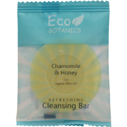 Eco Botanics Chamomile & Honey Cleansing Bar 14 g Sachet Wrapped 1000/Cs Eco Botanics Chamomile & Honey Cleansing Bar 14 g Sachet Wrapped 1000/Cs