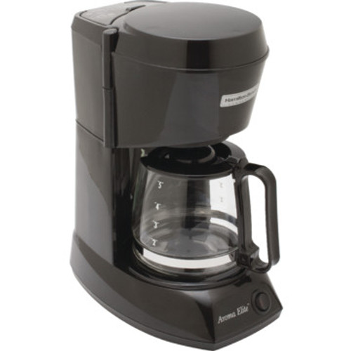 Hamilton Beach Aroma Elite 4 Cup Coffeemaker Black Glass Carafe