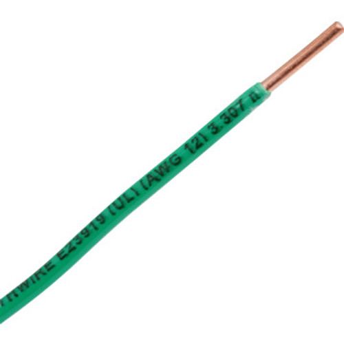 12 Gauge Green THHN Wire - Solid - 500'