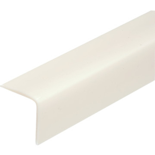 Corner Protector 1-1/8" x 96" Almond Polycarbonate Package of 25
