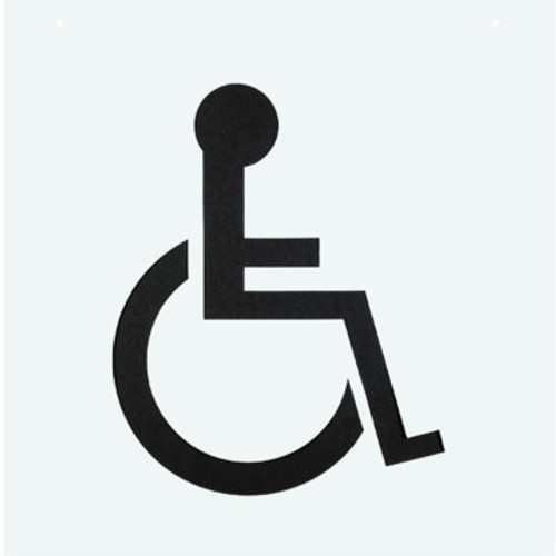 Handicap Access Parking Lot Stencil Handicap Access Parking Lot Stencil