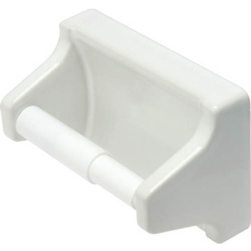 Lenape One-Piece White Plastic Toilet Paper Holder Concealed Mount Lenape One-Piece White Plastic Toilet Paper Holder Concealed Mount