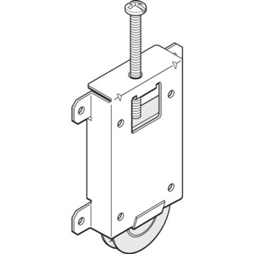 Contractor Mirror Door Roller Screw In Design Package of 2