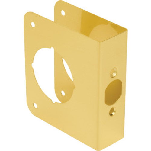 Entry/Deadbolt Door Repair Cover Steel, 2-3/8" Backset and 1-3/8" Door Thickness
