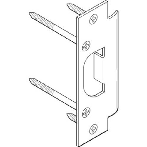 Commercial Entry Strike Plate Brass