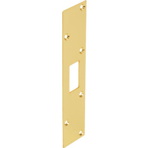 Security Deadlock Strike Plate Brass Security Deadlock Strike Plate Brass