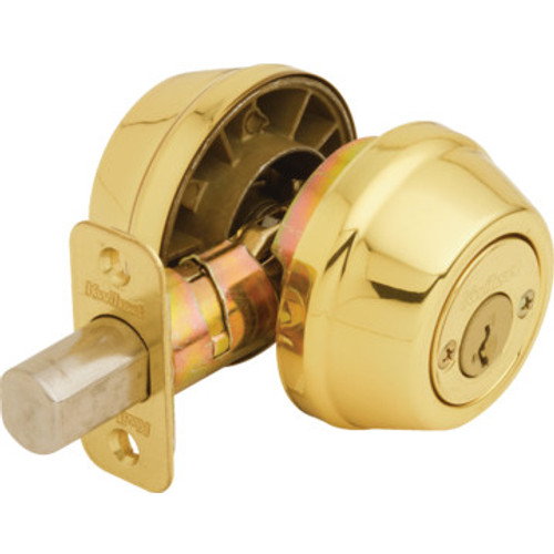 Kwikset SmartKey Double Cylinder Deadbolt Brass Kwikset SmartKey Double Cylinder Deadbolt Brass