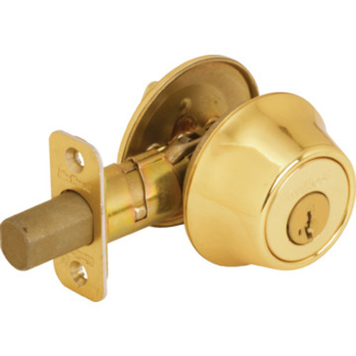 Kwikset Single Cylinder Deadbolt With SmartKey ANSI Grade 3 Brass Kwikset Single Cylinder Deadbolt With SmartKey ANSI Grade 3 Brass
