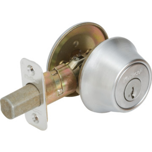 Kwikset Single Cylinder Deadbolt With SmartKey ANSI Grade 3 Satin Chrome Kwikset Single Cylinder Deadbolt With SmartKey ANSI Grade 3 Satin Chrome