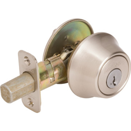 Kwikset Single Cylinder Deadbolt With SmartKey ANSI Grade 3 Satin Nickel Kwikset Single Cylinder Deadbolt With SmartKey ANSI Grade 3 Satin Nickel