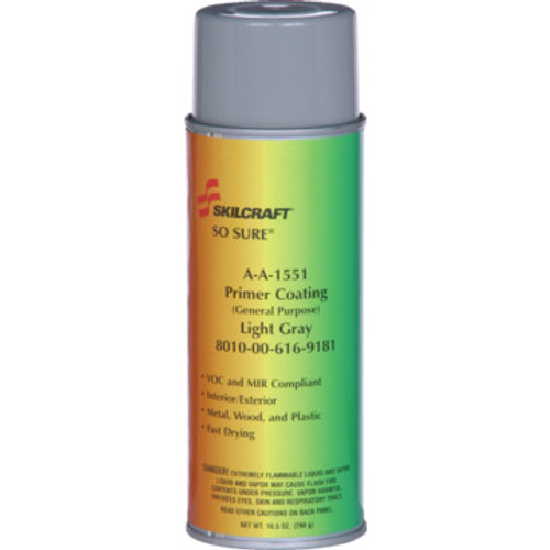SO-SURE Aerosol Primer Paint - A-A-1551, General Purpose for Metal SO-SURE Aerosol Primer Paint - A-A-1551, General Purpose for Metal