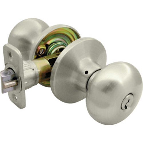 Ultra Hardware Sturbridge Entry Knob Satin Nickel Ultra Hardware Sturbridge Entry Knob Satin Nickel