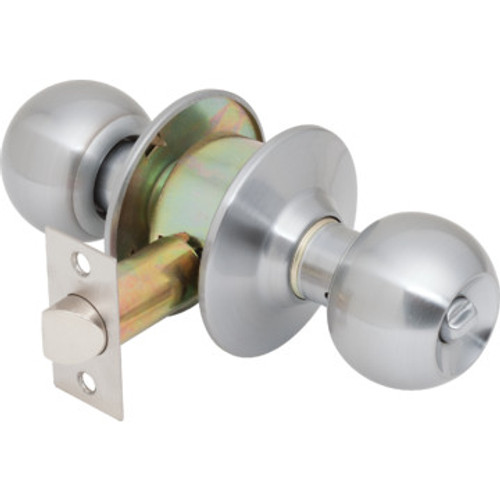 Shield Security Radcliff Knob Privacy Satin Chrome Shield Security Radcliff Knob Privacy Satin Chrome