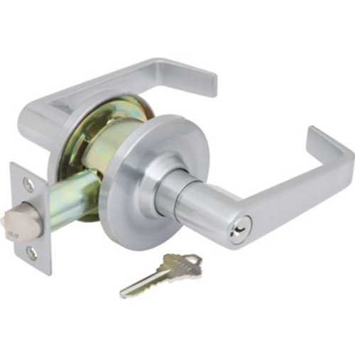 Shield Security Bridgeport Entry Lever Satin Chrome Shield Security Bridgeport Entry Lever Satin Chrome