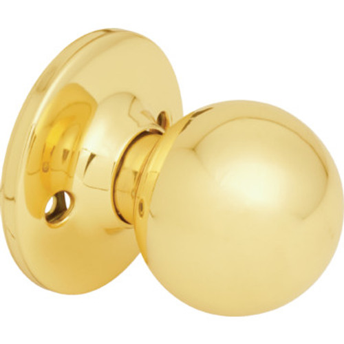 Shield Security Ball Dummy Knob Brass Shield Security Ball Dummy Knob Brass