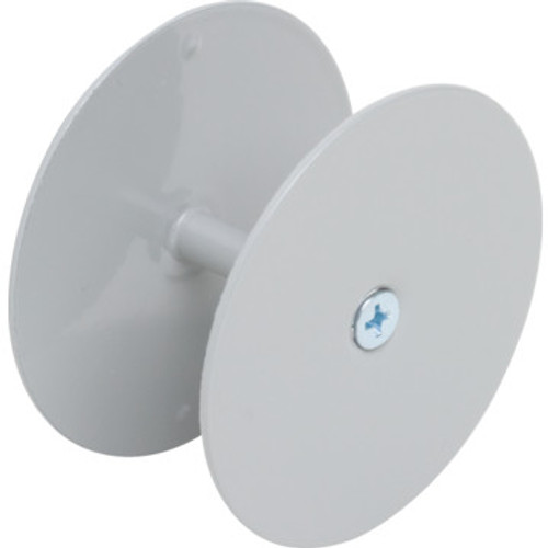 Gray Steel Deadbolt Hole Cover Gray Steel Deadbolt Hole Cover