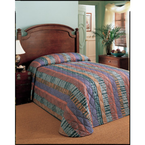 Martex Bedspread Full XL 96x116 Throw Style Palmer Multicolor