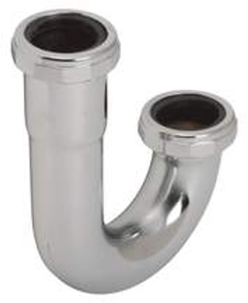 Brass Tubular J-Bend 1-1/2" x 1-1/2" Washer Connect 20-Gauge Hi-Inlet