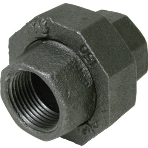 Black Malleable Union 1/2" x 1/2" Black Malleable Union 1/2" x 1/2"