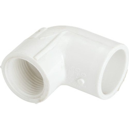 PVC 90 Female Adapter Elbow Schedule 40 - 1/2" x 1/2" FIP " Package of 10" PVC 90 Female Adapter Elbow Schedule 40 - 1/2" x 1/2" FIP " Package of 10"