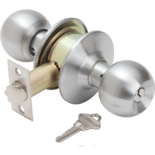 Shield Security Radcliff Knob Entry Satin Chrome Shield Security Radcliff Knob Entry Satin Chrome