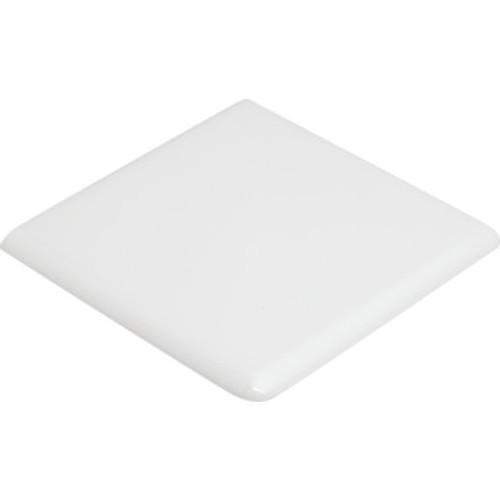 Interceramic 4-1/4 x 4-1/4" Wht Double Bull Nose Ceramic Tile Interceramic 4-1/4 x 4-1/4" Wht Double Bull Nose Ceramic Tile