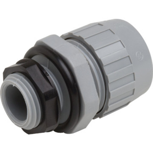 3/4" Straight Nylon Liquid-Tight Fitting