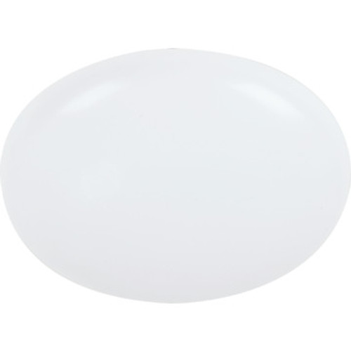 14" 54W Fluorescent Low Profile Round Flush Mount Fixture w/ White Acrylic Lens