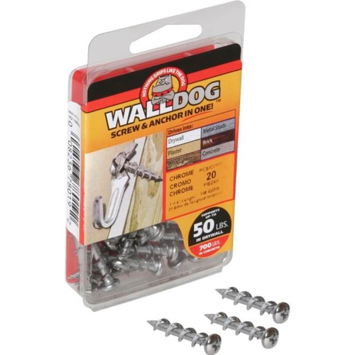 1-1/4" Walldog Screw Anchor Package Of 20 1-1/4" Walldog Screw Anchor Package Of 20