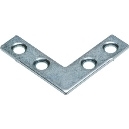 1-1/2" Zinc Flat Corner Iron Package Of 10 1-1/2" Zinc Flat Corner Iron Package Of 10