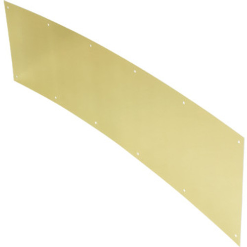 10 x 34" Brass Aluminum Door Kickplate