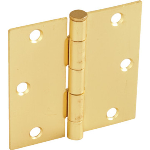 3-1/2" Residential Plain Bearing Door Hinge Satin Brass Package of 2 3-1/2" Residential Plain Bearing Door Hinge Satin Brass Package of 2