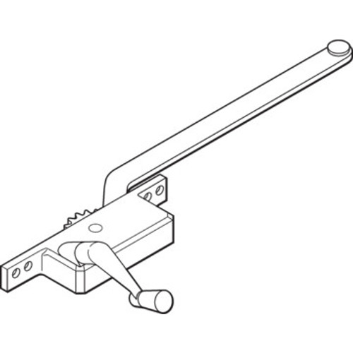 9" Right-Hand Square Casement Operator Bronze