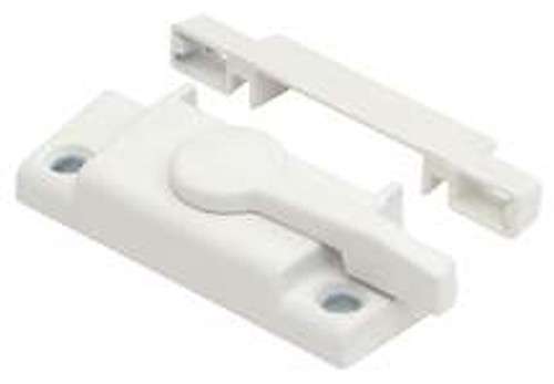 2-1/8" White Window Sash Lock Package of 2
