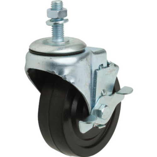 MJM Caster Rust-Proof Two Locking 4" 4/Box