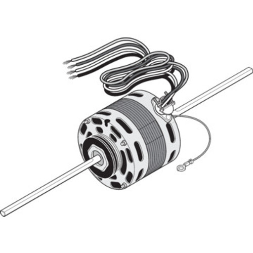 Fasco D336 4.4" 1/10-1/25 Horse Power Double Shaft Motor