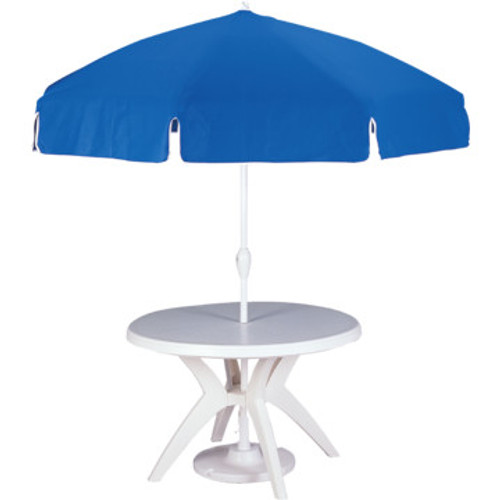 Grosfillex Ibiza 46" Round Table White Grosfillex Ibiza 46" Round Table White