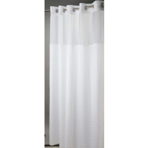 Hookless Madison Shower Curtain 71 x 77" White Case Of 12