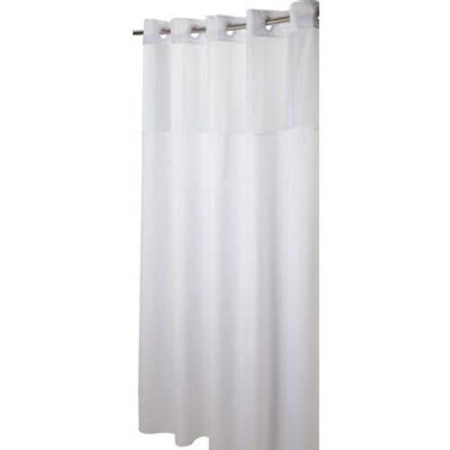 Hookless Shower Curtain Ottoman 71 x 77" White Case Of 12 Hookless Shower Curtain Ottoman 71 x 77" White Case Of 12