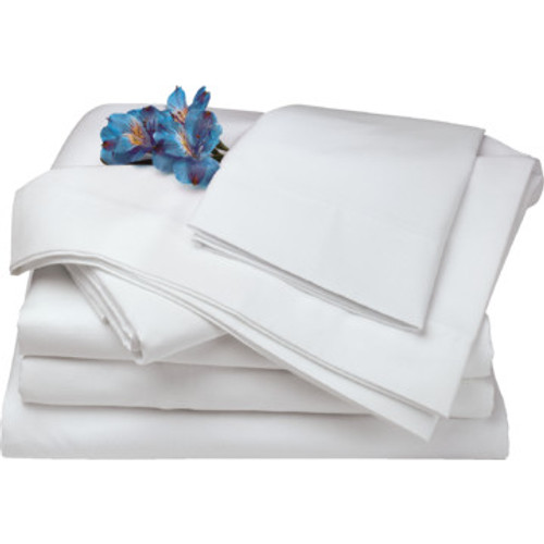 Muslin T130 Pillowcase Standard 42x34" White Package Of 12