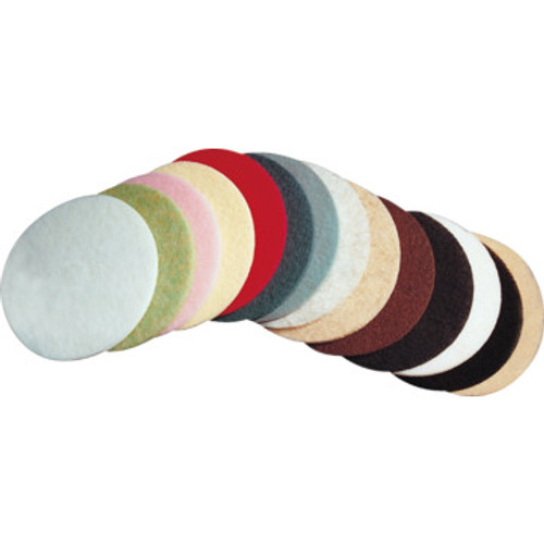 Floor Pad 17" Diameter White Box Of 5