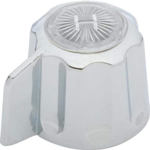 Replacement For Gerber Cold Faucet Handle Chrome Finish 1-1/2" Height