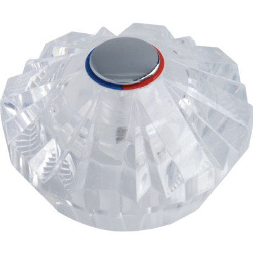 Replacement For Pfister Avante Hot/Cold Handle Clear 1-5/8" Height