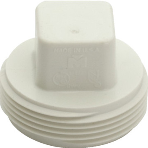 PVC DWV Schedule 40 Cleanout Plug 2" PVC DWV Schedule 40 Cleanout Plug 2"