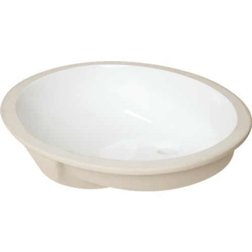 Seasons 16-3/4 X 19-11/16" Oval Undermount Lavatory Sink White China Seasons 16-3/4 X 19-11/16" Oval Undermount Lavatory Sink White China