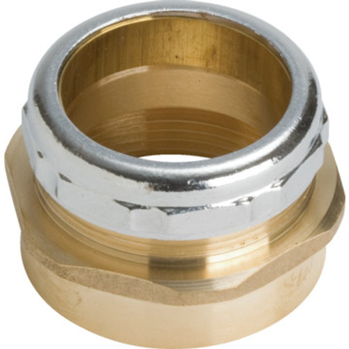 Brass Tubular Rough Brass Trap Adapter 1-1/2" Female
