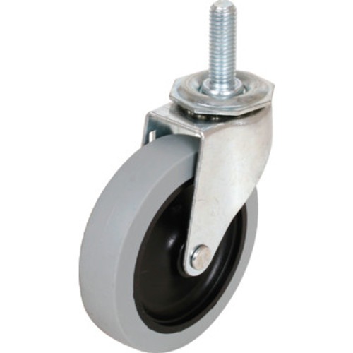 Shepherd 2" Gray Non-Marking Rubber Swivel Caster